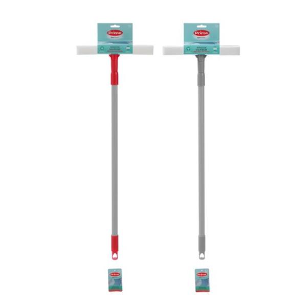 Squeegee With Sponge & Telescopic Handle - 1.3m Assorted
