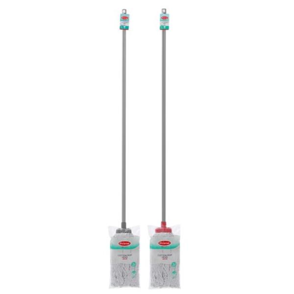 Cotton Mop & Handle 400g Head - 1.2m Assorted