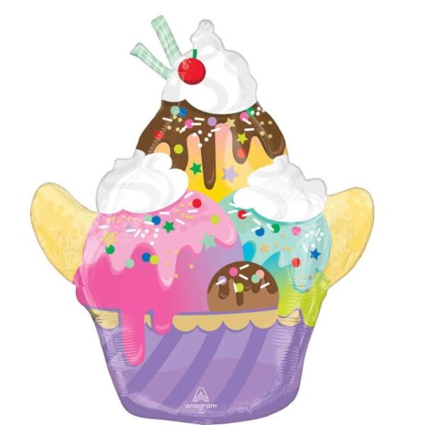 Sundae Scoop XL Supershape Balloon - 66cm
