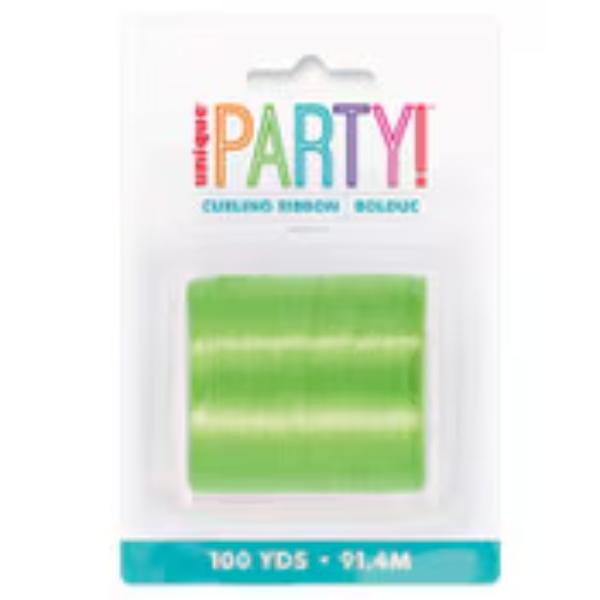 Lime Green Curling Ribbon - 100 Yds