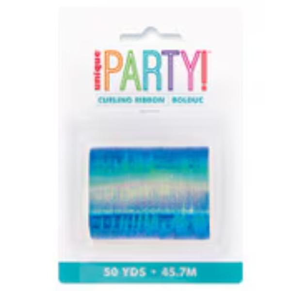 Iridescent Blue Curling Ribbon - 50 Yds