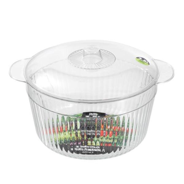 Crystal Vista Bowl With Lid - 3.8L