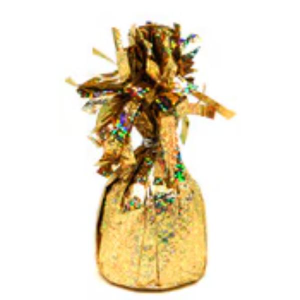 Prismatic Gold Foil Balloon Weight