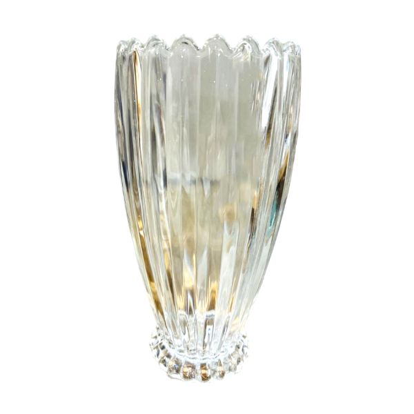 Large Clear Glass Vase