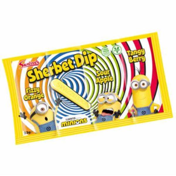 Swizzels Minions Sweets Vegan Sherbet Dips - 23g