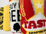 Load image into Gallery viewer, 4 Pack Beer Socks Gift Pack - 13cm x 11cm x 11cm
