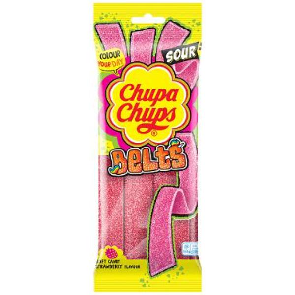 Chupa Chups Strawberry Belts - 90g