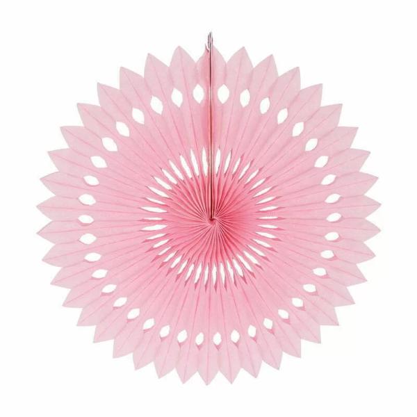 Pink Paper Fan - 40cm