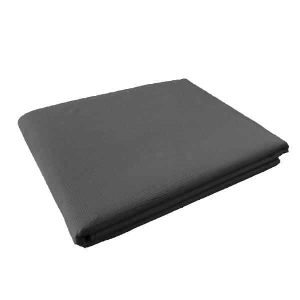 Luxe Black Rectangular Paper Table Cover - 270cm