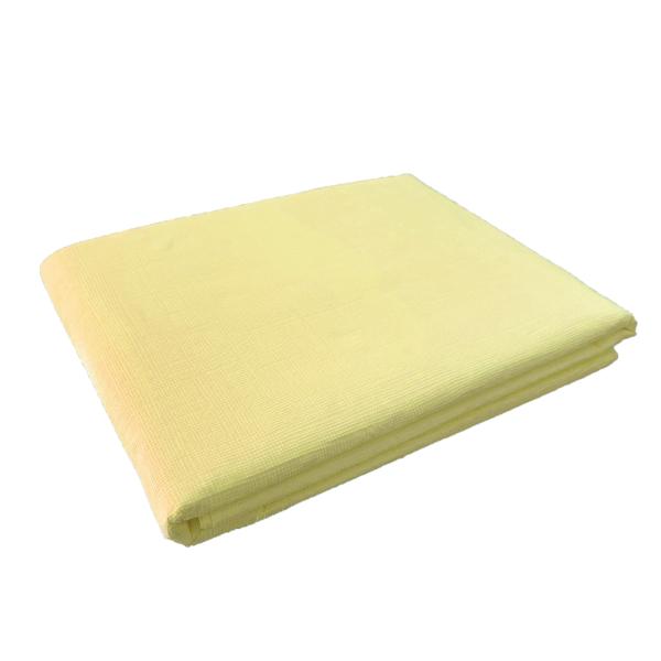 Luxe Pastel Yellow Rectangular Paper Table Cover - 270cm