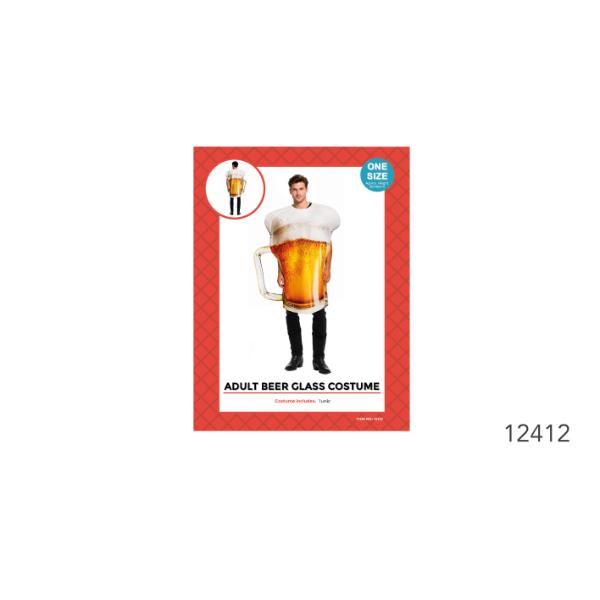 Adults Beer Glass Costume - One Size