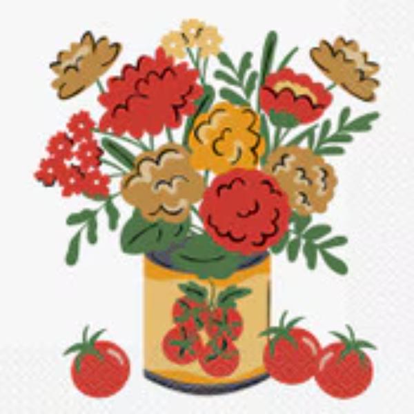 16 Pack Italian Eats Lunch Napkins