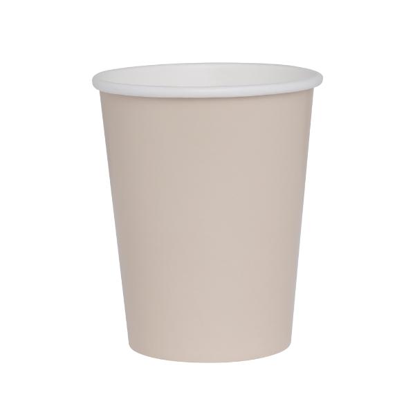 20 Pack White Sand Paper Cup - 260ml