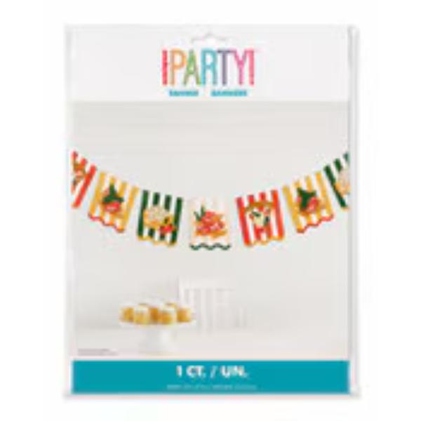 Italian Eats Pennant Banner - 3.7m