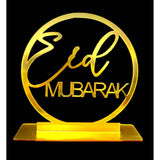Load image into Gallery viewer, Gold Acrylic Eid Mubarak Stand - 25cm

