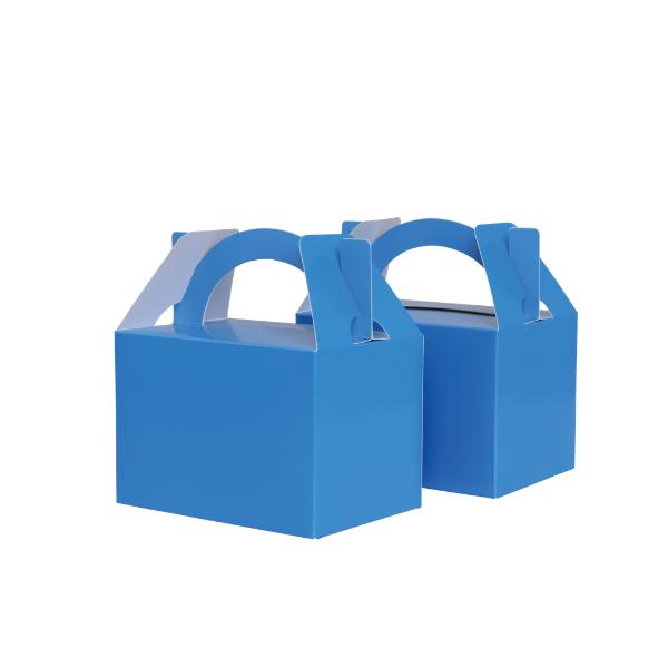 10 Pack Sky Blue Lunch Box - 12.5cm x 13.5cm x 8.5cm