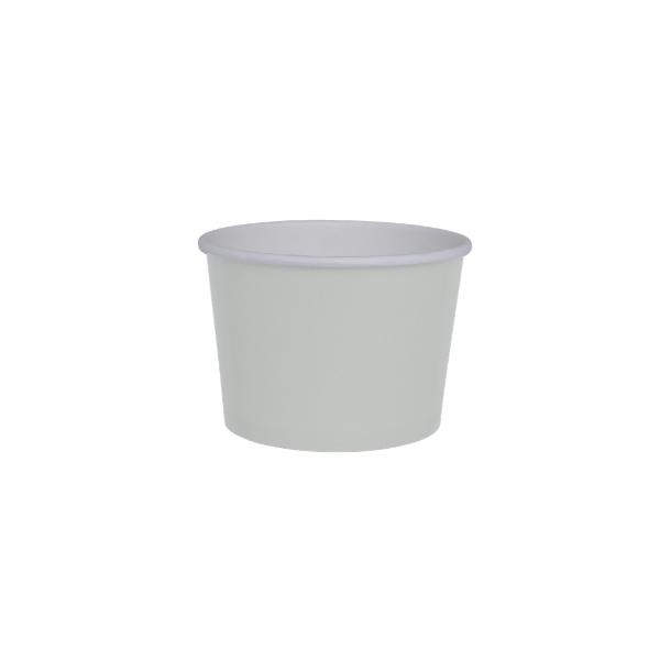 10 Pack Cool Grey Gelato Paper Cup - 7.3cm x 6cm x 5.2cm