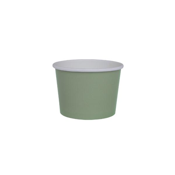 10 Pack Eucalyptus Gelato Paper Cup - 7.3cm x 6cm x 5.2cm