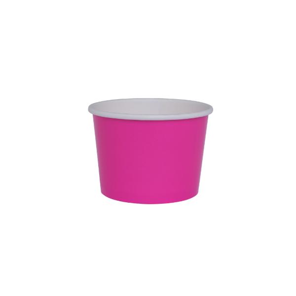 10 Pack Flamingo Gelato Paper Cup - 7.3cm x 6cm x 5.2cm