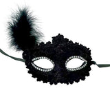 Load image into Gallery viewer, Black Plastic Carnival Mask

