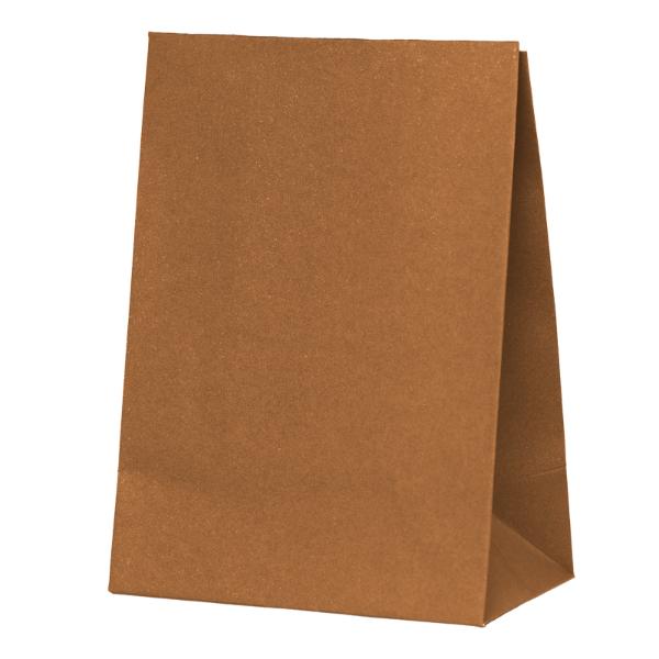 10 Pack Acorn Brown Paper Bag - 18cm x 13cm x 8cm