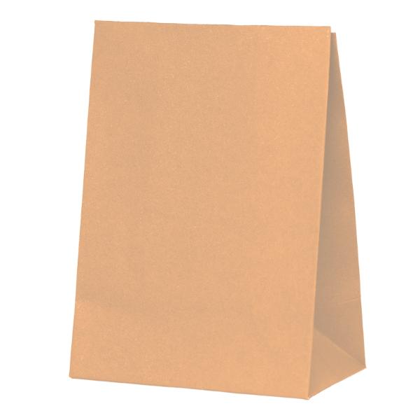 10 Pack Peach Orange Paper Bag - 18cm x 13cm x 8cm