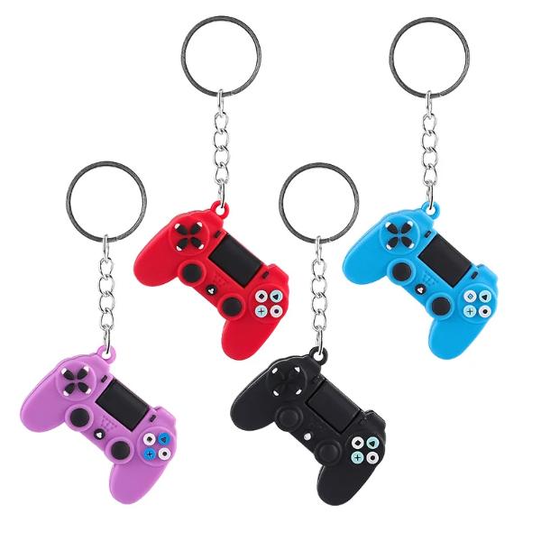 4 Pack Videogame Controller Keychain