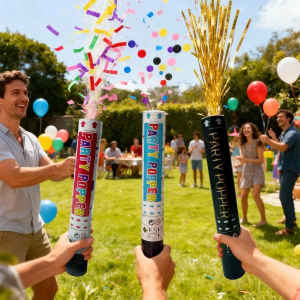 Assorted Party Poppers - 26cm
