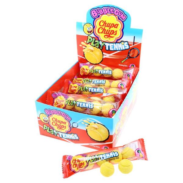Chupa Chups Bubble Gum Play Tennis - 360g