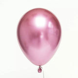 Load image into Gallery viewer, 10 Pack Chrome Rose Red Balloons - 12inch
