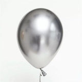 Load image into Gallery viewer, 10 Pack Chrome Silver Balloons - 12 Inch
