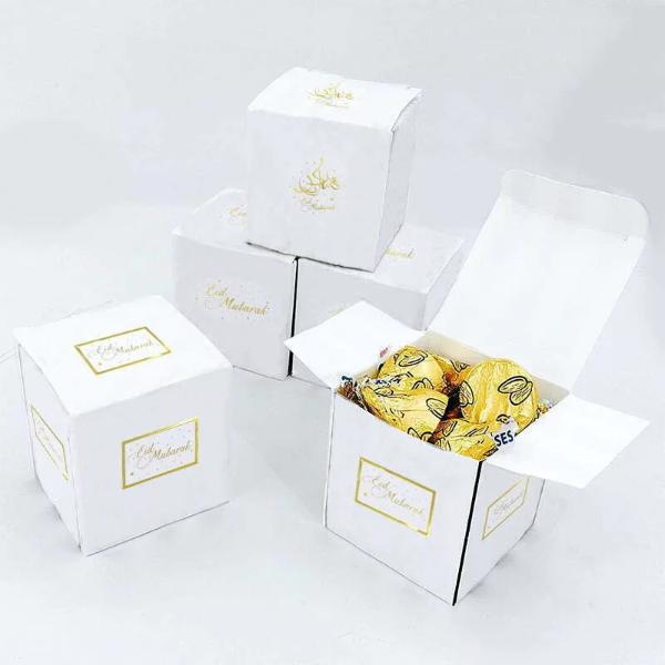 14 Pack Gold Eid Mubarak Gift Label Stickers