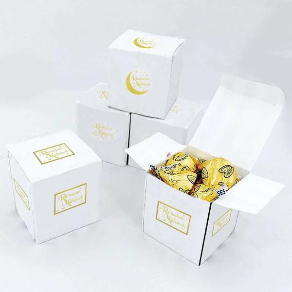 14 Pack Gold Ramadan Mubarak Gift Label Stickers