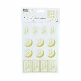 Load image into Gallery viewer, 14 Pack Gold Ramadan Mubarak Gift Label Stickers
