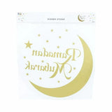 Load image into Gallery viewer, Gold Moon Ramadan Mubarak Window Sticker - 45cm
