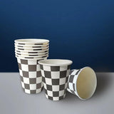 Load image into Gallery viewer, Black &amp; White Checkered Cups
