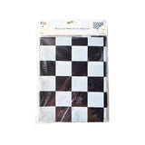 Load image into Gallery viewer, Black &amp; White Checkered Tablecloth
