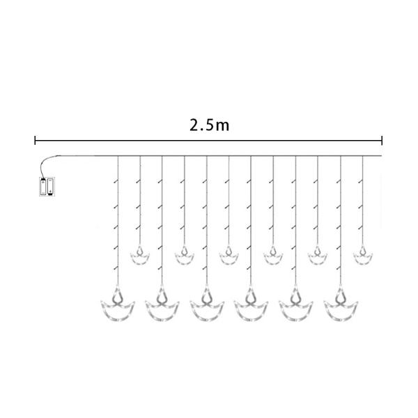 12 Led Candle Lights - 300cm