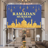 Load image into Gallery viewer, Linen Ramadan Mubarak Banner - 148cm
