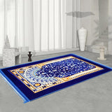 Load image into Gallery viewer, Blue Prayer Rug - 120cm x 80cm
