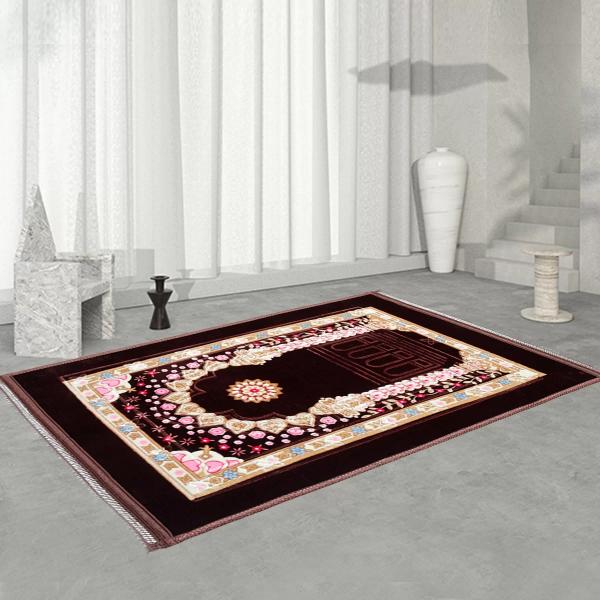 Deep Brown Soft Praying Rug - 120cm x 80cm