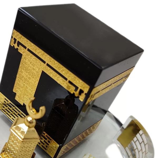 Muslim Crystal Kaaba Ornament - 10cm x 7cm