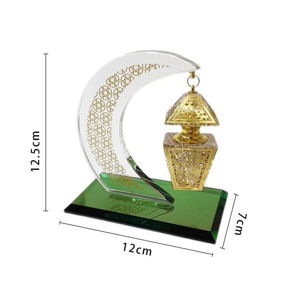 Muslim Crystal Ornament - 12.5cm x 12cm x 7cm