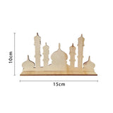 Load image into Gallery viewer, Eid Mubarak Wooden Table Decoration - 10cm
