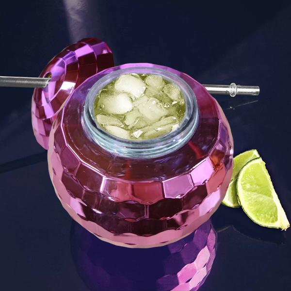 Pink Disco Ball Cup - 600ml