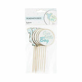Load image into Gallery viewer, 8 Pack Baby Blue Picks - 8cm
