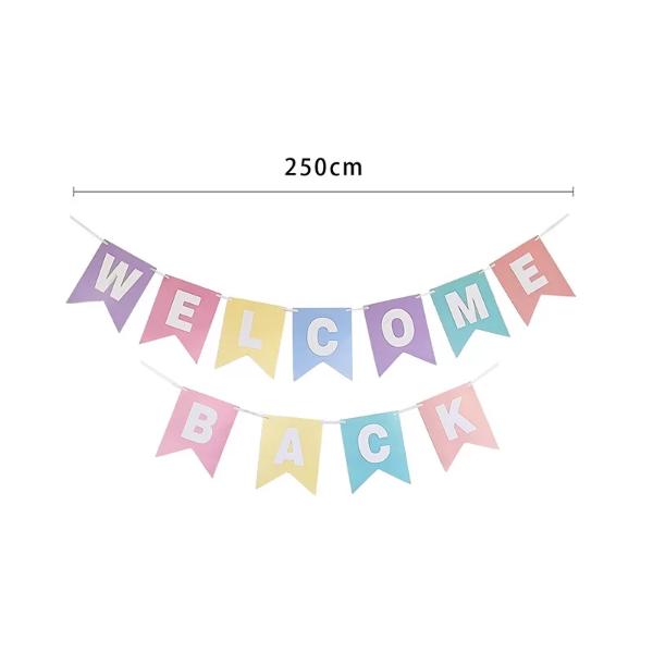 Colourful Welcome Back Banner - 250cm