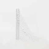 Load image into Gallery viewer, Scattered Silver Glitter Table Runner - 30cm x 300cm
