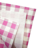 Load image into Gallery viewer, 25 Pack Pink Gingham Lunch Napkin - 33cm x 33cm
