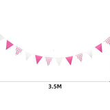 Load image into Gallery viewer, Pink Gingham Bunting - 350cm
